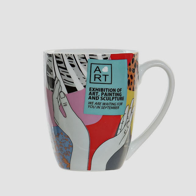 MUG PORCELANA MODERNO 12X8,5X10,4 360ML (32 copia